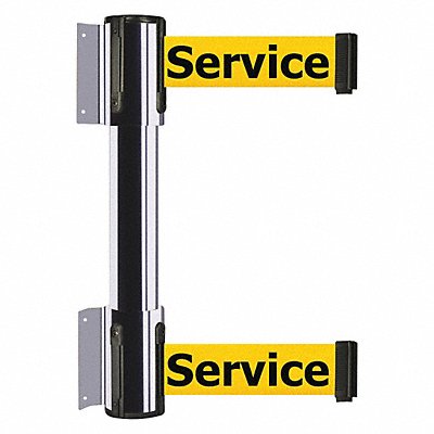 Belt Barrier Out Of Service Chrome MPN:896T2-1P-STD-YEX-C