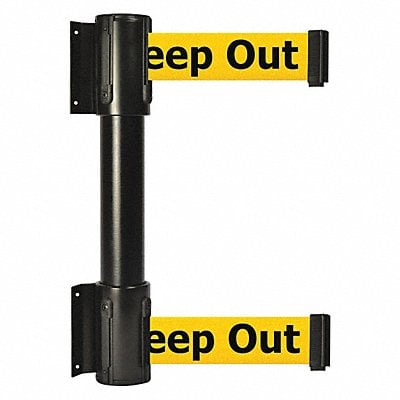 Belt Barrier 13 ft Danger-Keep Out Black MPN:896T2-33-MAX-YDX-C