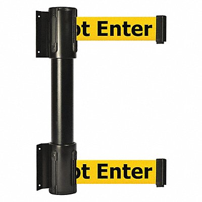 Belt Barrier Yellow w/Black Text MPN:896T2-33-STD-YAX-C