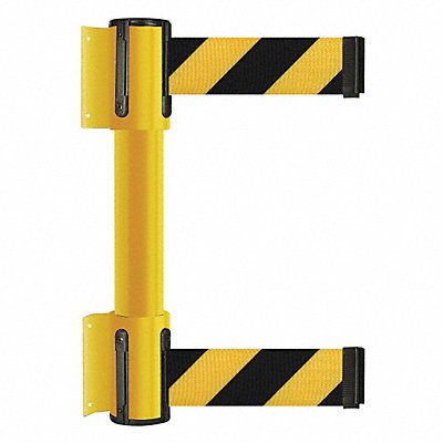 Belt Barrier 13 ft Black w/Yellow Stripe MPN:896T2-35-MAX-D4X-C