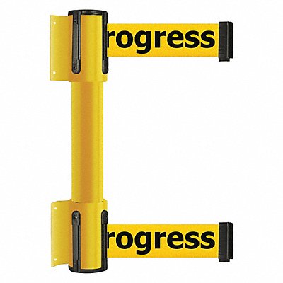 Belt Barrier Cleaning In Progress Yellow MPN:896T2-35-MAX-YCX-C