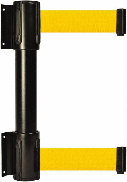 Pedestrian Barrier Dual Line: Metal, Black, Wall Mount, Use with 898 Wall Receiver MPN:896T2-33-STD-Y5