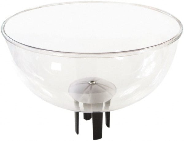 Pedestrian Barrier Safety Bowl Topper & Merchandising Bowl: Plastic, Clear, Use with Lawrence In-Queue Merchandising System & Tensabarrier MPN:PA7