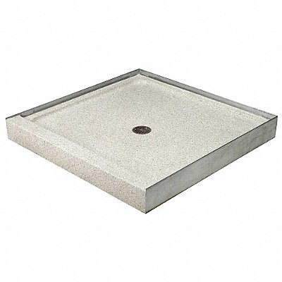 Shower Base Square 36 in x 36 in Tan MPN:SBS-36-3F