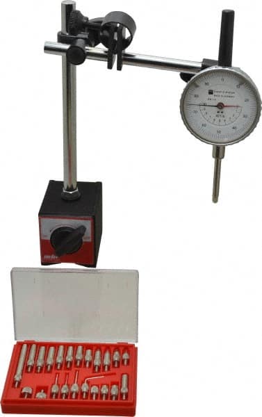 Dial Indicator & Base Kit: 0-100 Dial Reading MPN:BDS ITEM