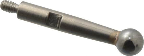 Test Indicator Ball Contact Point: 3 mm Ball Dia, 12.7 mm Contact Point Length, Carbide MPN:599-7030-120