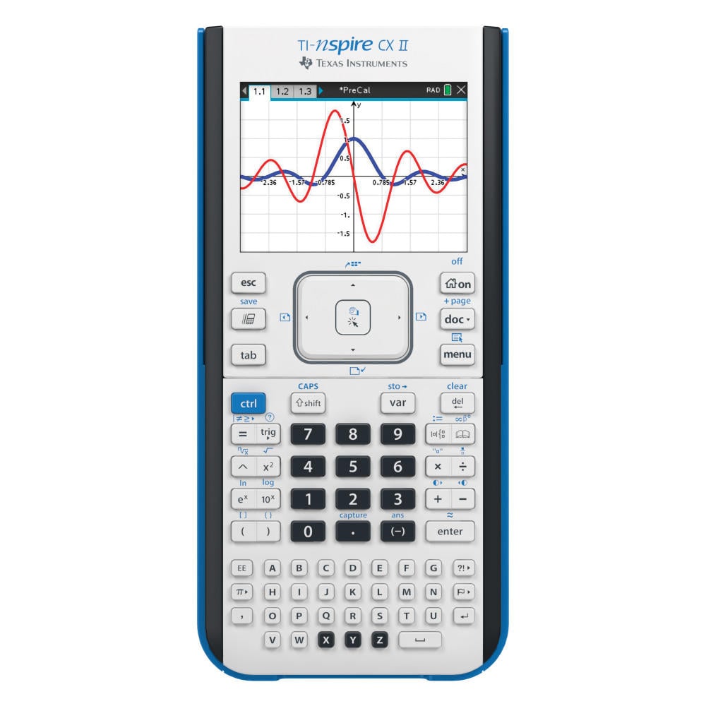 Texas Instruments TI-Nspire Color Graphing Calculator, NSCX2/TBL/1L1 MPN:NSCX2/TBL/1L1