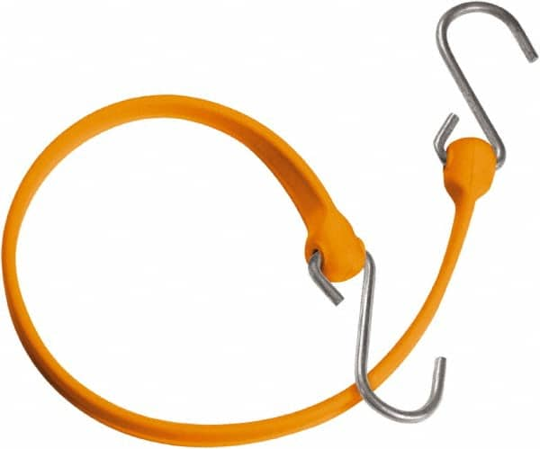 Heavy-Duty Bungee Strap Tie Down: Triangulated Galvanized S Hook, Non-Load Rated MPN:MBBS36GO