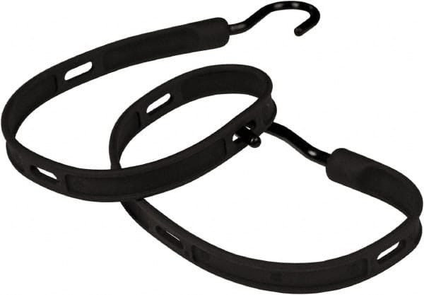 Adjustable & Heavy-Duty Bungee Strap Tie Down: Overmolded Nylon Hook, Non-Load Rated MPN:MBSS36NBK