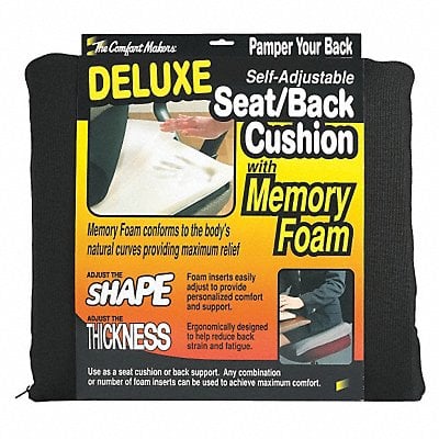 Massage Seat Cushion Black 17-1/2 H MPN:91061