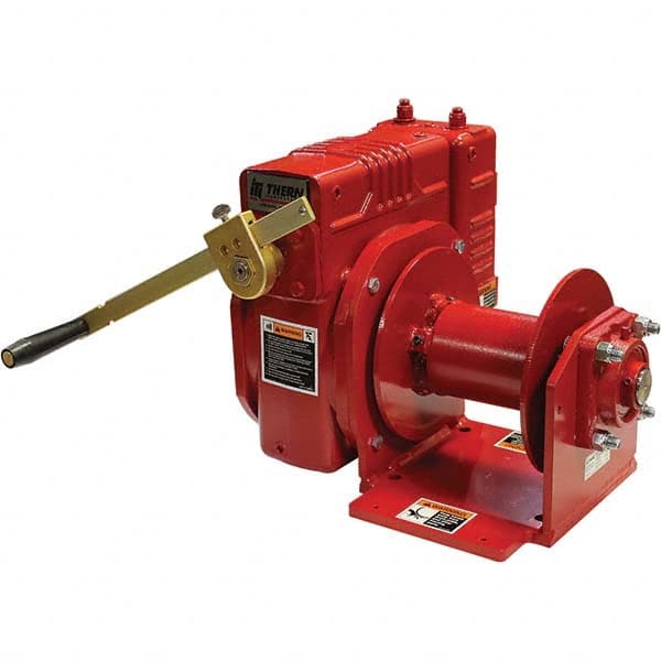 Winches, Winch Type: Lifting , Line Pull Capacity (Lb.): 4000 , Force To Lift 1000 Pounds: 18 , Load Rating 1st Layer: 4000 , Load Rating Mid-drum: 2800  MPN:2W40-BL