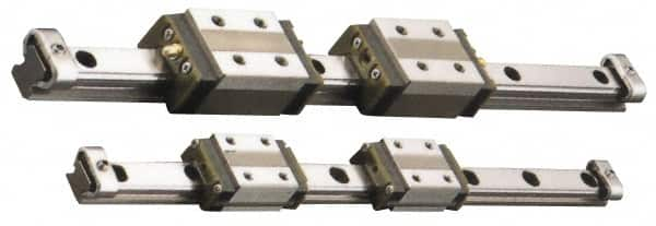 24mm Block L x 16mm W x 8.9mm H, 10mm Transverse Hole Spcg, 10mm Lateral Hole Spcg, 4-Way Compact HSR Assembly MPN:HSR8R2UUM+155LM