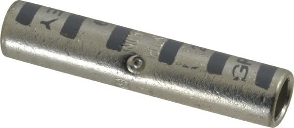 Butt Splice Terminal: Crimp-On Connection, 4 AWG MPN:54806