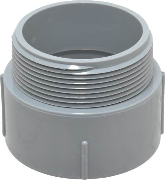 Conduit Male Adapter: For Rigid, Polyvinylchloride, 2