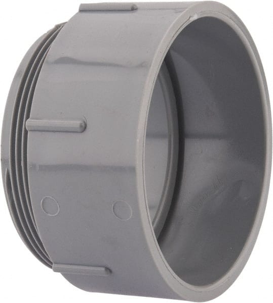 Conduit Male Adapter: For Rigid, Polyvinylchloride, 4