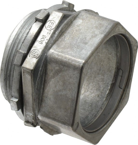 Conduit Connector: For EMT, Die Cast Zinc, 2