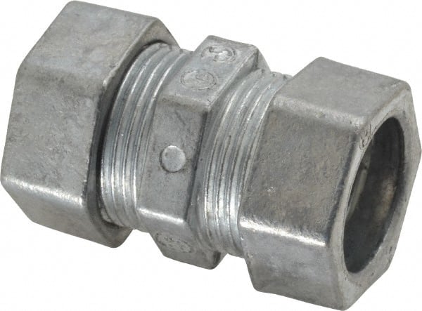 Conduit Coupling: For EMT, Die Cast Zinc, 1/2