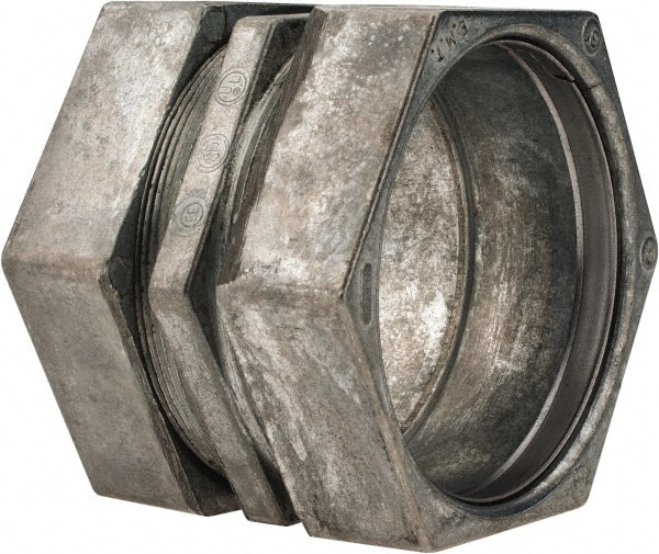 Conduit Coupling: For EMT, Die Cast Zinc, 3