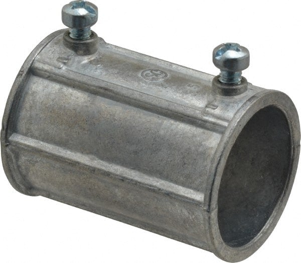 Conduit Coupling: For EMT, Die Cast Zinc, 1