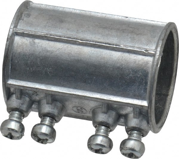 Conduit Coupling: For EMT, Die Cast Zinc, 1-1/4