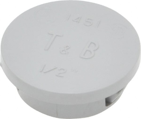 Electrical Enclosure Knockout Plug: Thermoplastic, Use with Rigid Conduit & IMC Conduit MPN:1451