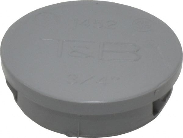 Electrical Enclosure Knockout Plug: Thermoplastic, Use with Rigid Conduit & IMC Conduit MPN:1452