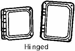 Electrical Enclosure Hinged Window Kit: Polycarbonate, Use with Control, Junction, Meter, Small Device Enclosures, Switching Enclosures, Terminal Boxes & Transformer Cabinets MPN:NI1010W