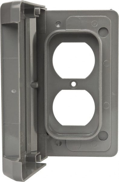 Duplex Receptacle Electrical Box Cover: Polycarbonate MPN:E98DHGN