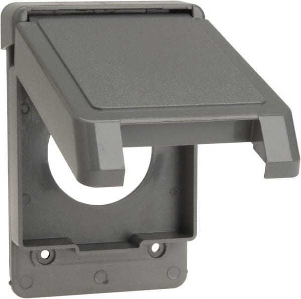 Single Receptacle Electrical Box Cover: Polycarbonate MPN:E98G30N