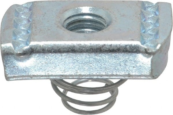 Strut Channel Short Spring Nut: Use with Thomas & Betts - Channel Type B Only, 3/8