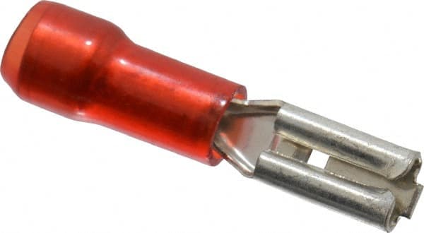 Wire Disconnect: Female, Red, Nylon, 22-18 AWG, 0.11