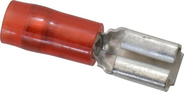 Wire Disconnect: Female, Red, Nylon, 22-18 AWG, 0.187