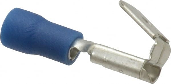 Wire Disconnect: Blue, Vinyl, 16-14 AWG, 1/4