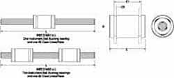 Linear Bearings, Bearing Type: Miniature Instrument , Bearing Style: Miniature Instrument , Inside Diameter (Inch): 7  MPN:INST258SS