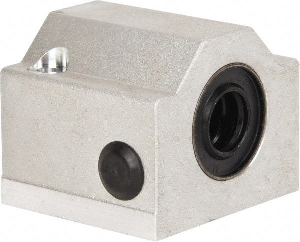 12mm Inside Diam, 350 Lbs. Dynamic Capacity, Closed Single Pillow Block Linear Bearing MPN:SPPBM12