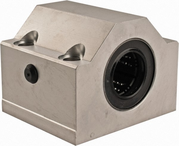 25mm Inside Diam, 6,700 Lbs. Dynamic Capacity, Closed Single Pillow Block Linear Bearing MPN:SSEPBM25DD