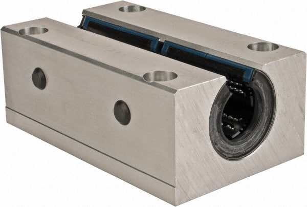 25mm Inside Diam, 13,400 Lbs. Dynamic Capacity, Open Twin Pillow Block Linear Bearing MPN:SSETWNOM25DD