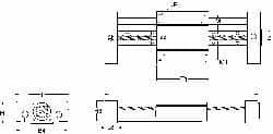 Ball Screw Linear Motion Slide Assembly MPN:2DB12-100050