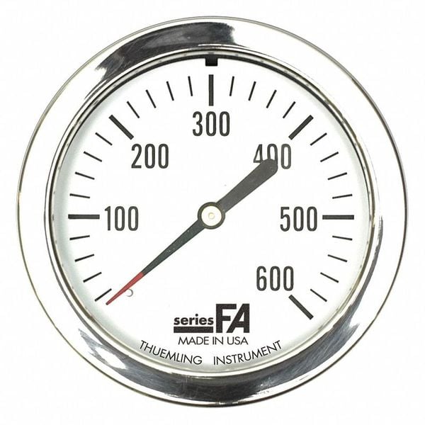 K4683 Pressure Gauge 0 to 400 psi 2-1/2 Dial MPN:FA-LFP-210-BG