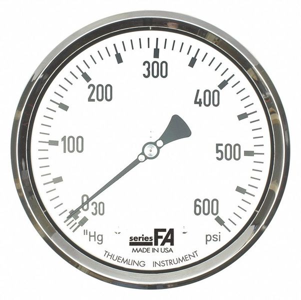 K4574 Compound Gauge 0 to 400 psi 6 Dial Sz MPN:FA-LFP-610-EG