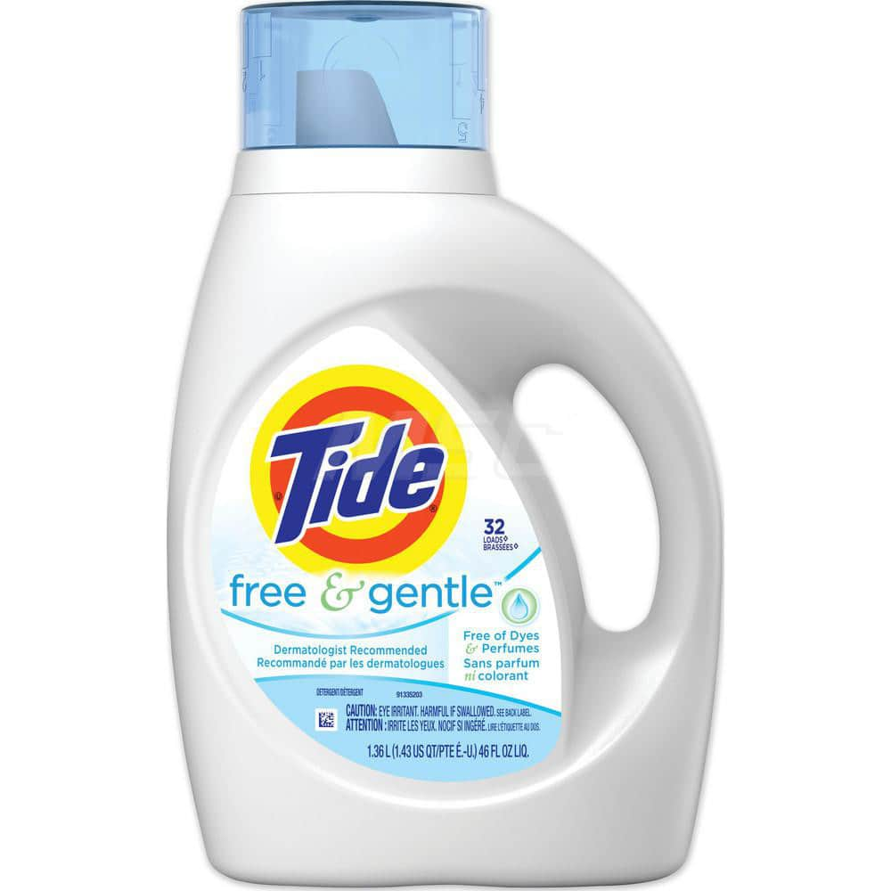 Tide Free & Gentle Liquid Laundry Detergent, 32 loads, 46 fl oz, 6/Case MPN:PGC12146