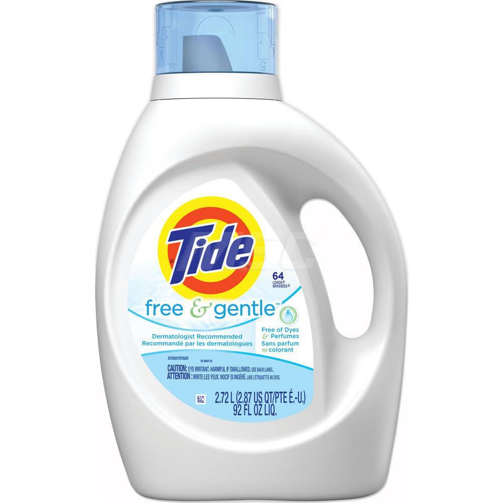 Tide Free & Gentle Liquid Laundry Detergent, 64 loads, 92 fl oz, 4/Case MPN:PGC12144