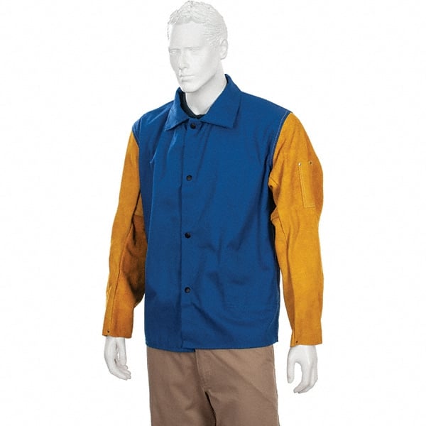 Work Shirt: X-Large, Blue, 2 Pockets MPN:9230XL