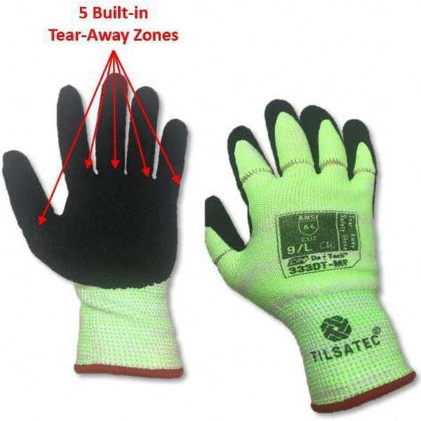 Cut, Puncture & Abrasive-Resistant Gloves: Size S, ANSI Cut A4, ANSI Puncture 3, Micro-Foam Nitrile, Polyethylene MPN:TTP333DTMF070