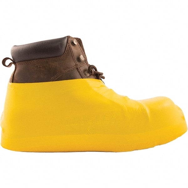 Shoe Cover: Size 7 to 9, Water-Resistant, Latex, Yellow MPN:6333.MD