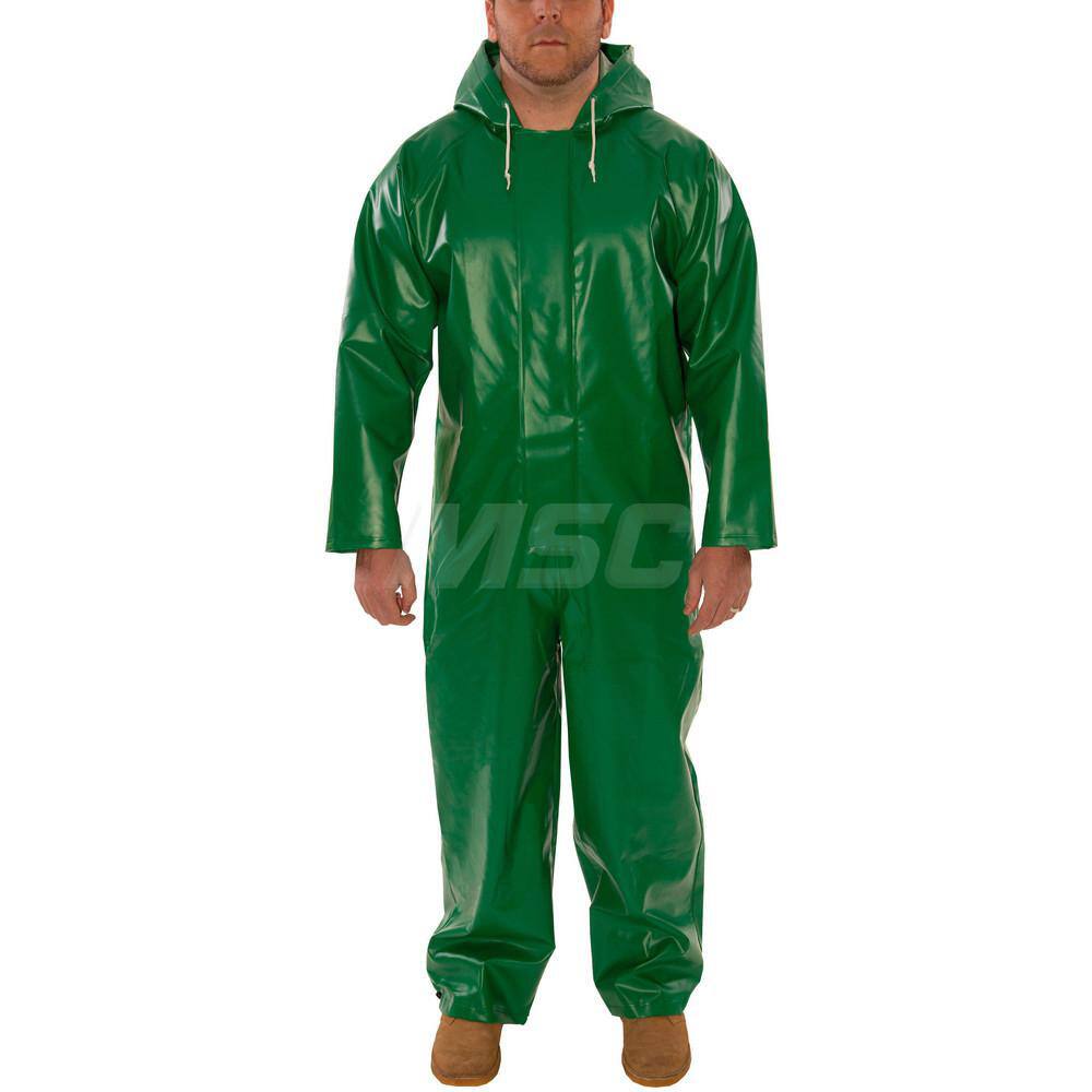 Disposable Coveralls: Size Large, 13 oz, Polyester, Zipper Closure MPN:V41108.LG