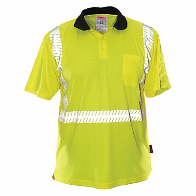 Polo Shirt Size S Hi-Vis Green/Yellow MPN:S74022