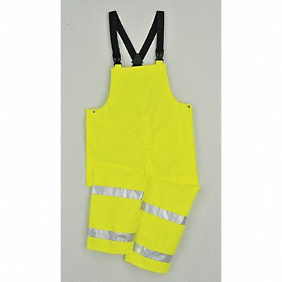 Rain Bib Overall Class E Ylw/Grn 2XL MPN:O24122