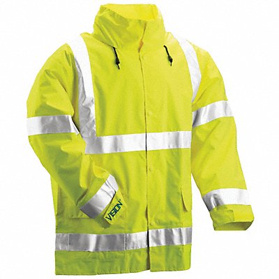 Rain Jacket Class 3 Type P Ylw/Grn 2XL MPN:J23122