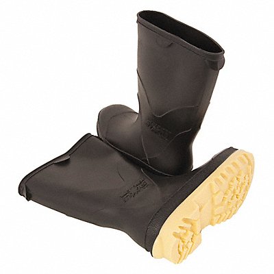 Rain Boot PVC Child Black/Tan Size9 PR MPN:11614